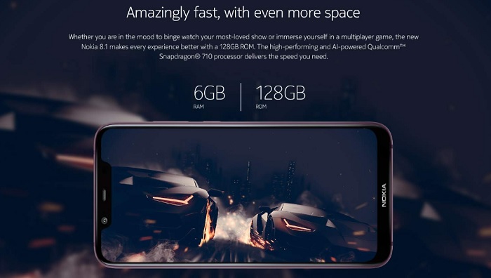 Nokia 8.1 6GB RAM Variant With 128GB Storage Launched in India, Sale Tomorrow ,Check Price, Specs & Features